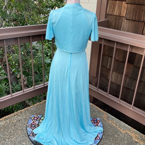 Vintage Intimates & Sleepwear Vintage 2piece Blue Lightweight Penwa